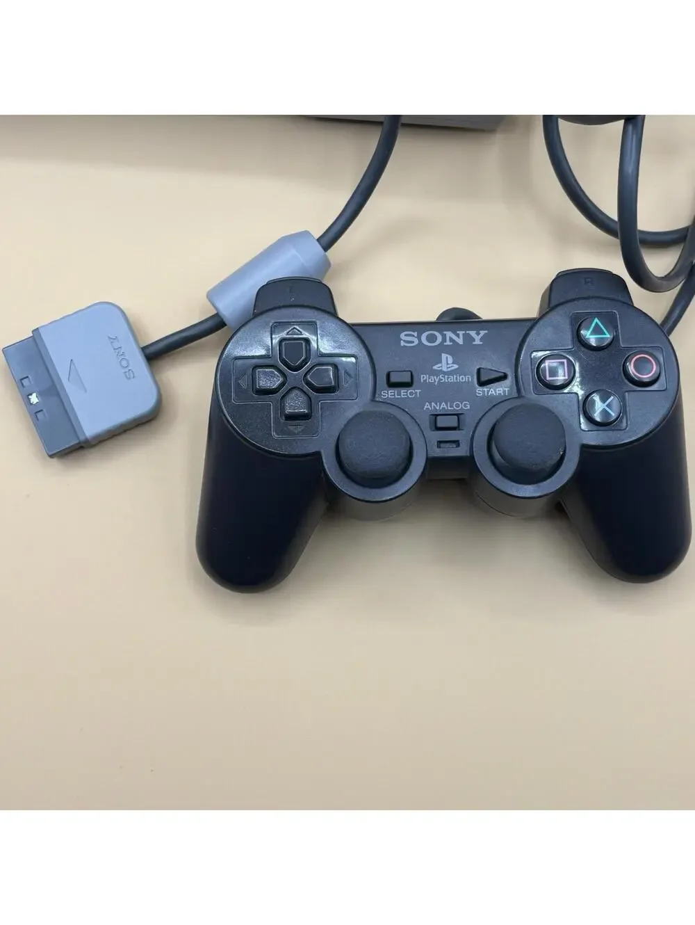 Sony Playstation 1 Console Bundle W/ Controller, Memory Card, Game & Cables